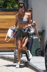 ALESSANDRA AMBROSIO Leaves Pilates Class in West Hollywood 05/25/2021