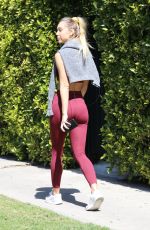 ALEXIS REN Heading to Pilates Class in Los Angeles 05/02/2021