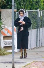 ALIA SHAWKAT Out and About in Los Feliz 05/16/2021