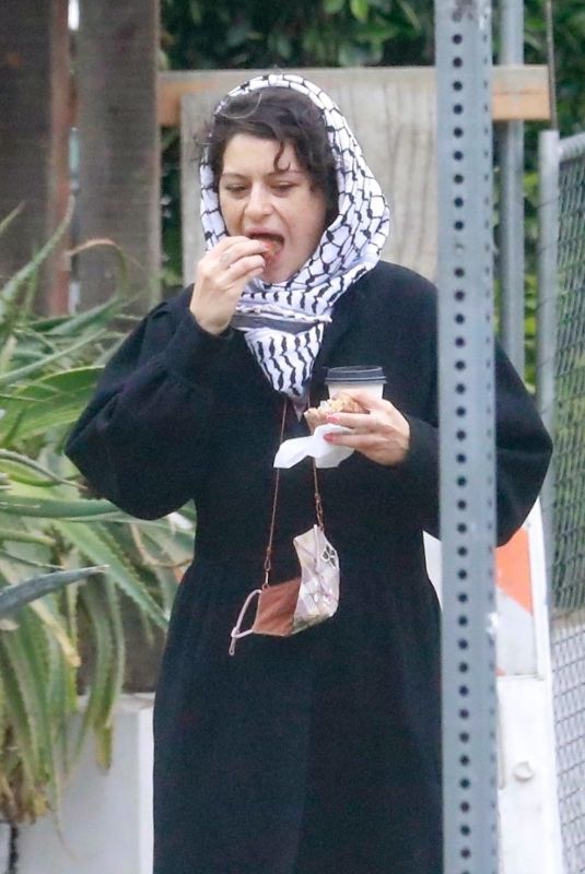 ALIA SHAWKAT Out and About in Los Feliz 05/16/2021