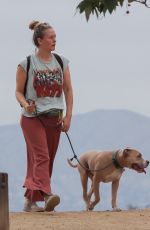 ALICIA SILVERSTONE Out Hikinig with Her Dog in Hollywood Hills 05/16/2021