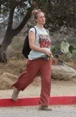 ALICIA SILVERSTONE Out Hikinig with Her Dog in Hollywood Hills 05/16/2021