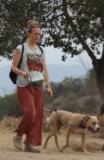 ALICIA SILVERSTONE Out Hikinig with Her Dog in Hollywood Hills 05/16/2021