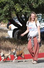 ALICIA SILVERSTONE Out with Her Dogs in Los Angeles 05/03/2021