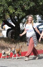 ALICIA SILVERSTONE Out with Her Dogs in Los Angeles 05/03/2021