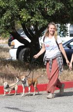 ALICIA SILVERSTONE Out with Her Dogs in Los Angeles 05/03/2021