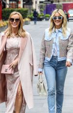 AMANDA HOLDEN and ASHELY ROBERTS at Heart FM Show in London 05/25/2021