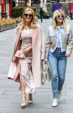 AMANDA HOLDEN and ASHELY ROBERTS at Heart FM Show in London 05/25/2021