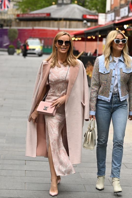 AMANDA HOLDEN and ASHELY ROBERTS at Heart FM Show in London 05/25/2021