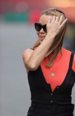 AMANDA HOLDEN Leaves Global Studios in London 05/10/2021