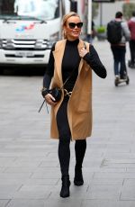 AMANDA HOLDEN Leaves Heart Breakfast Show in London 05/04/2021
