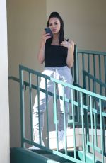 AMANZA SMITH on the Set of Selling Sunset, Season 4 in West Hollywood 05/21/2021