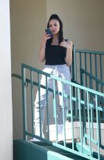 AMANZA SMITH on the Set of Selling Sunset, Season 4 in West Hollywood 05/21/2021