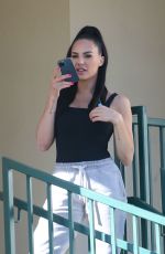 AMANZA SMITH on the Set of Selling Sunset, Season 4 in West Hollywood 05/21/2021