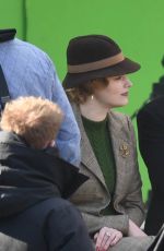 AMBER ANDERSON on the Set of Peaky Blinders in Manchester 05/05/2021