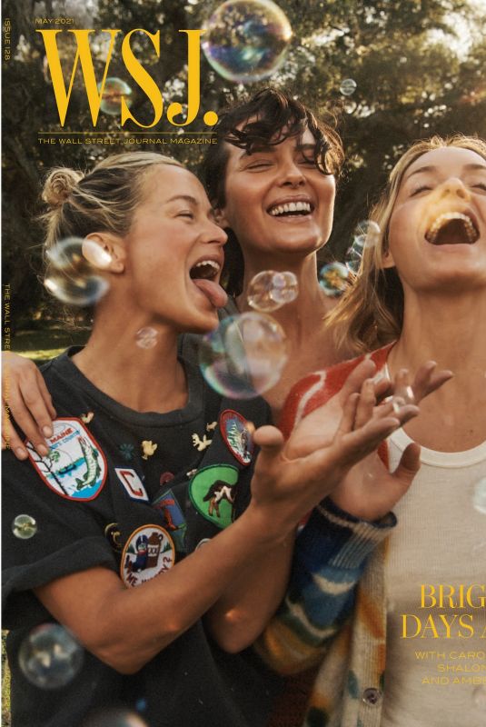 AMBER VALLETTA, SHALOM HARLOW and CAROLYN MURPHY in WSJ Magazine, May 2021