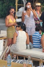 AMBRA GUTIERREZ and Accuser of Allegations Against Harvey Weinstein at Joia Beach in Miami 05/16/2021