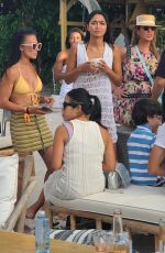 AMBRA GUTIERREZ and Accuser of Allegations Against Harvey Weinstein at Joia Beach in Miami 05/16/2021