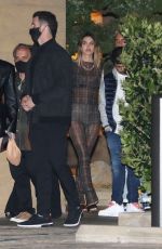 AMELIA HAMLIN and Scott Disick at Nobu in Malibu 05/07/2021