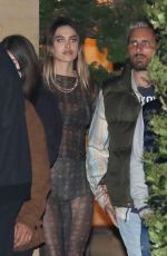 AMELIA HAMLIN and Scott Disick at Nobu in Malibu 05/07/2021