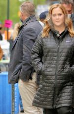 AMY SCHUMER Arrives on the Set of Life & Beth in New York 05/07/2021