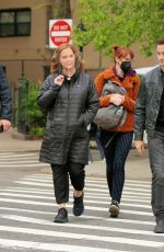 AMY SCHUMER Arrives on the Set of Life & Beth in New York 05/07/2021