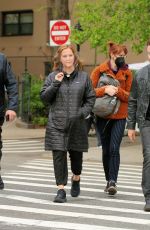AMY SCHUMER Arrives on the Set of Life & Beth in New York 05/07/2021