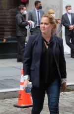 AMY SCHUMER on the Set of Life & Beth in New York 05/10/2021