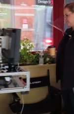 AMY SCHUMER on the Set of Life & Beth in New York 05/10/2021