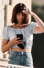 ANA DE ARMAS at Her Hotel Balcony in Palma De Mallorca 05/12/2021