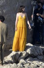 ANA DE ARMAS on the Set of a Commercial in Mallorca 05/18/2021