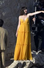 ANA DE ARMAS on the Set of a Commercial in Mallorca 05/18/2021