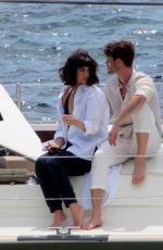 ANA DE ARMAS on the Set of Natural Diamond Council Commercial in Palma De Mallorca 05/13/2021