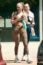ANASTASIA KARANIKOLAOU and SYDNEY CARLSON Out in Los Angeles 04/30/2021