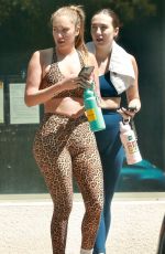 ANASTASIA KARANIKOLAOU and SYDNEY CARLSON Out in Los Angeles 04/30/2021