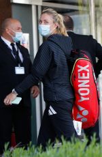 ANGELIQUE KERBER Arrives at Her Hotel After Training at Roland Garros 05/29/2021