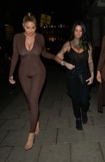ANNA and MANDI VAKILI and JEMMA LUCY Night Out in London 05/19/2021