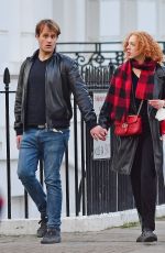 ANNA ERMAKOVA Out with Her Boyfriend in London 05/14/2021