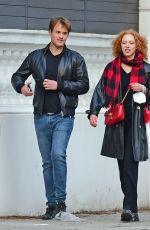 ANNA ERMAKOVA Out with Her Boyfriend in London 05/14/2021