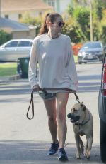 ANNA OSCEOLA Out with Her Dog in Los Feliz 05/22/2021