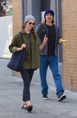 ANNE HATHAWAY and Jared Leto on the Set of WeCrashed in New York 05/25/2021