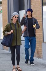 ANNE HATHAWAY and Jared Leto on the Set of WeCrashed in New York 05/25/2021