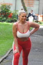 APOLLONIA LLEWELLYN Workout in a Park in Manchester 05/15/2021