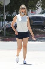 APRIL LOVE GEARY in Shorts Out in Malibu 05/24/2021