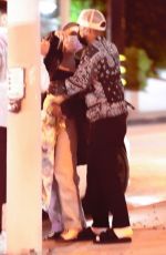 ARIANA GRANDE Out with Friends in Los Angeles 05/07/2021
