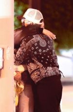 ARIANA GRANDE Out with Friends in Los Angeles 05/07/2021