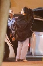 ARIANA GRANDE Out with Friends in Los Angeles 05/07/2021
