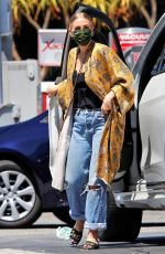 ASHLEE SIMPSON at a Gas Station in Sherman Oaks 05/04/2021