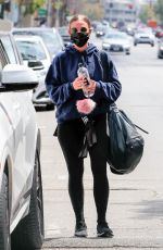 ASHLEE SIMPSON Leaves a Gym in Los Angeles 05/11/2021