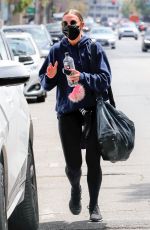 ASHLEE SIMPSON Leaves a Gym in Los Angeles 05/11/2021